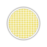 Παιδικά υφάσματα Καρώ για σεντόνια  και μάσκες Φ. 1,60 μ. 100% Βαμβακερά Χρώμα Κίτρινο-Λευκό / Yellow-White